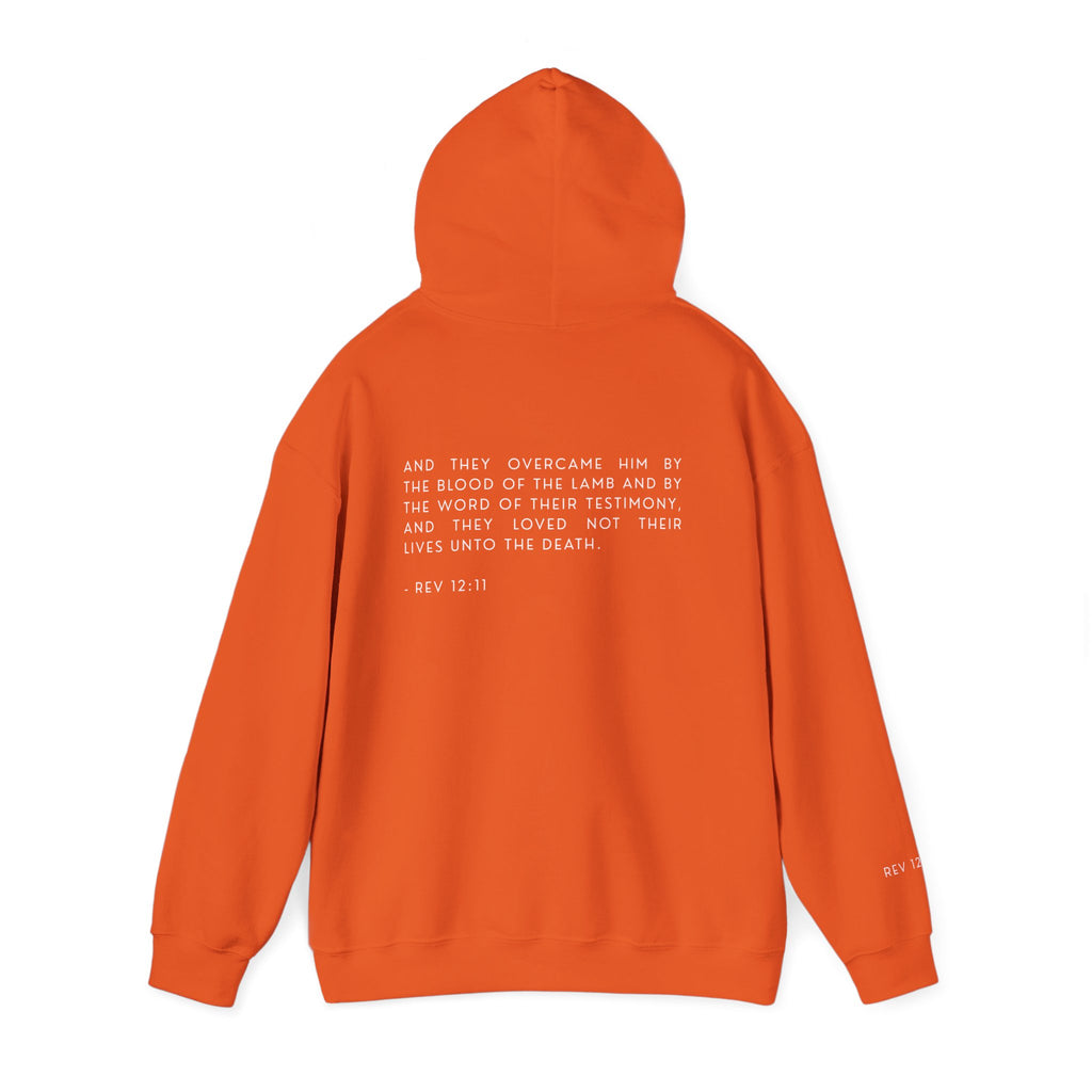 The Overcomer Hoodie w/White Text