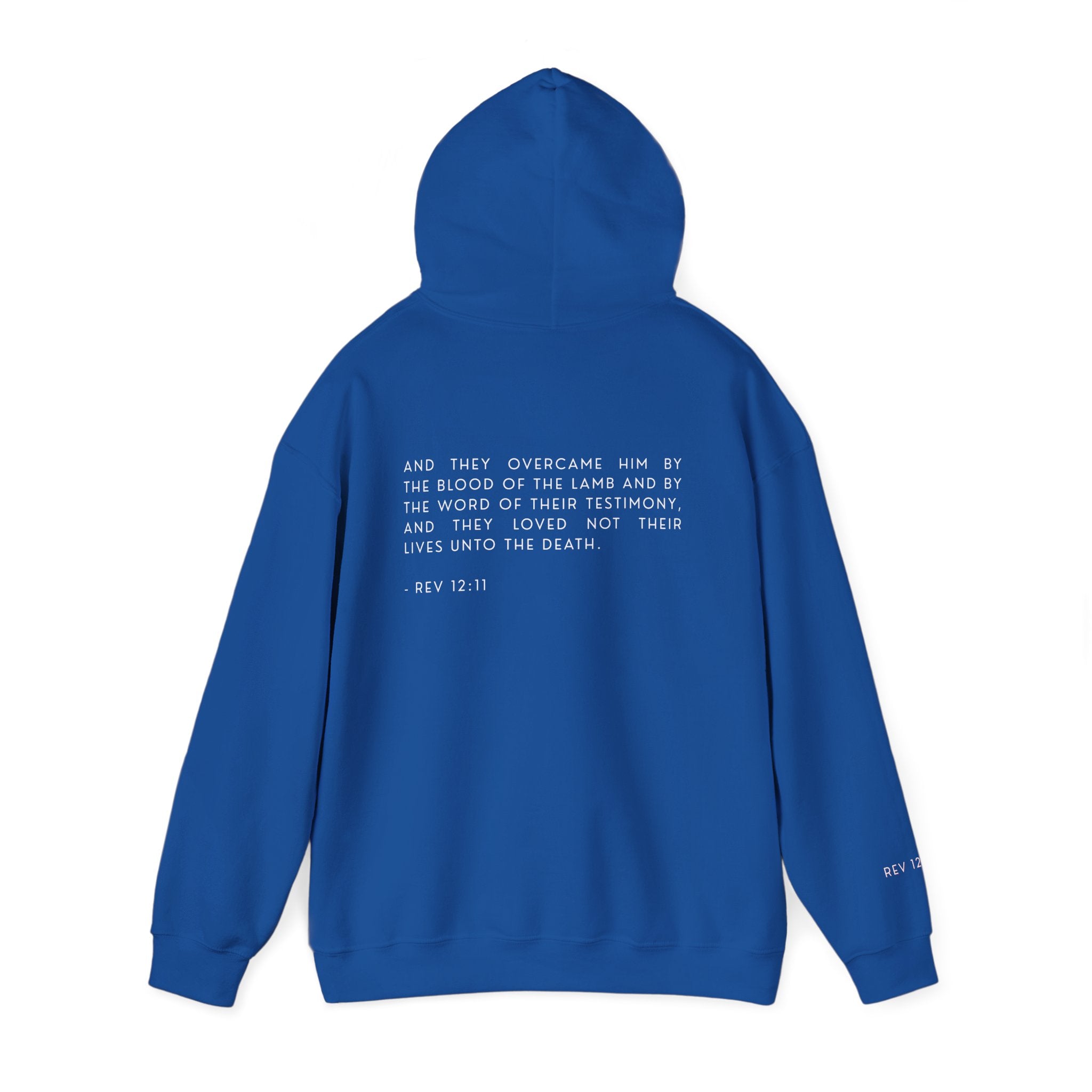 The Overcomer Hoodie w/White Text