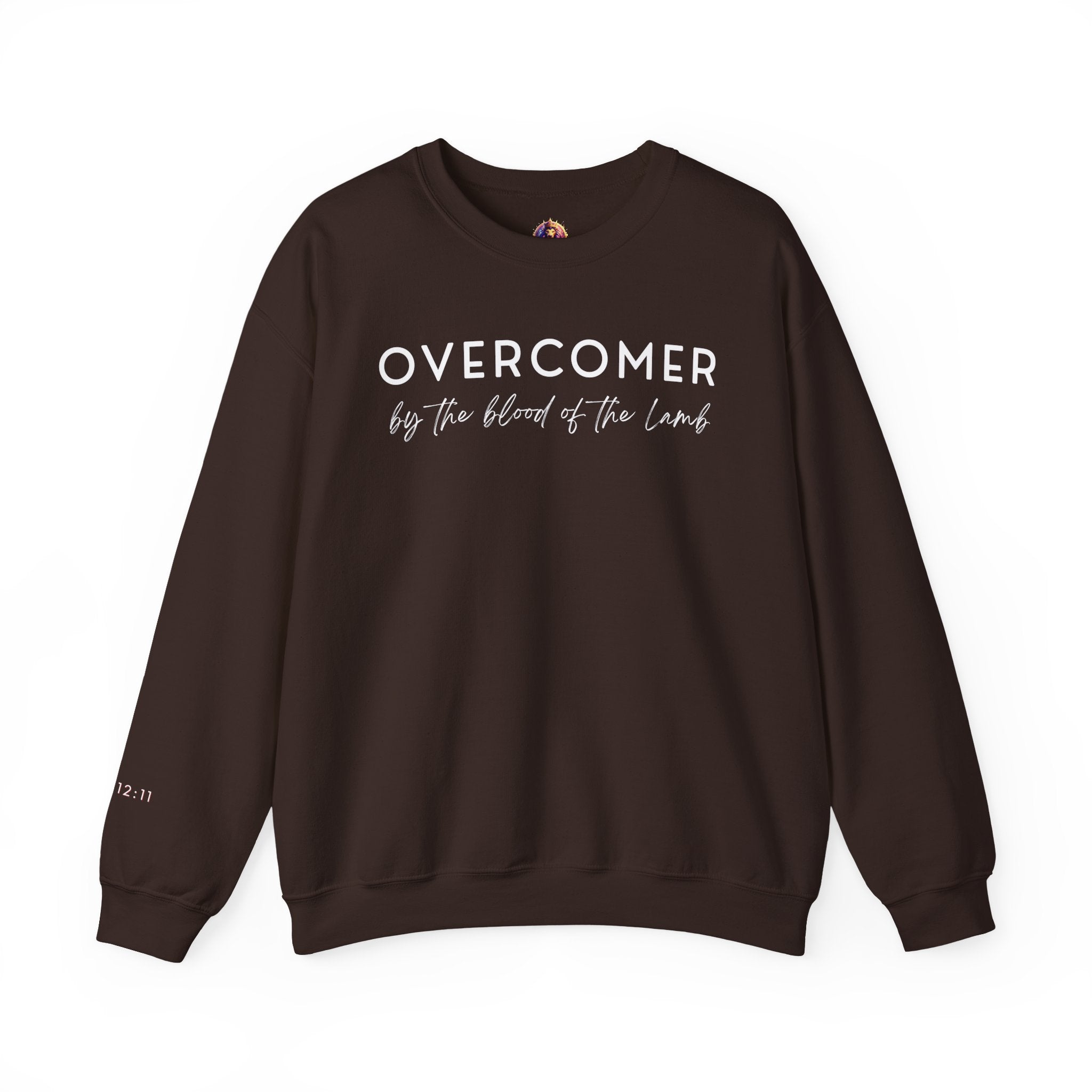 Overcomer Crewneck Sweatshirt w/white text