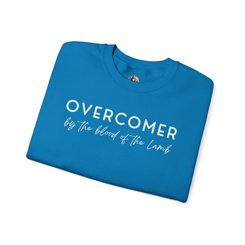 Overcomer Crewneck Sweatshirt w/white text