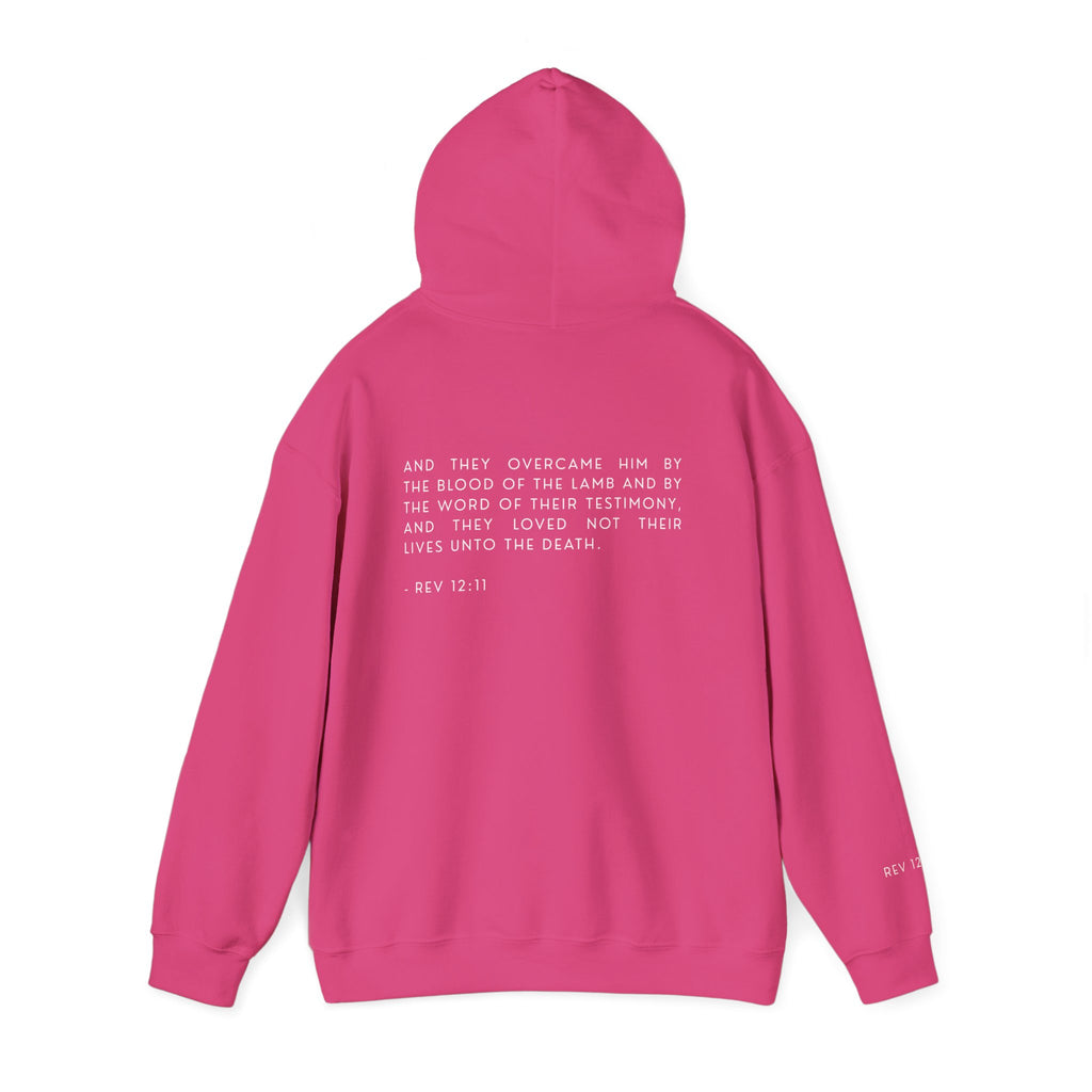 The Overcomer Hoodie w/White Text