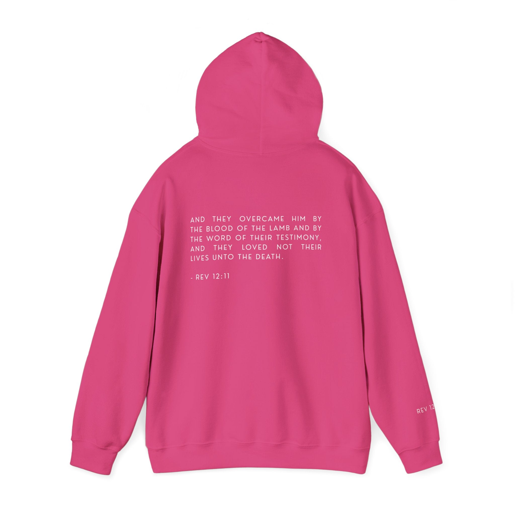 The Overcomer Hoodie w/White Text