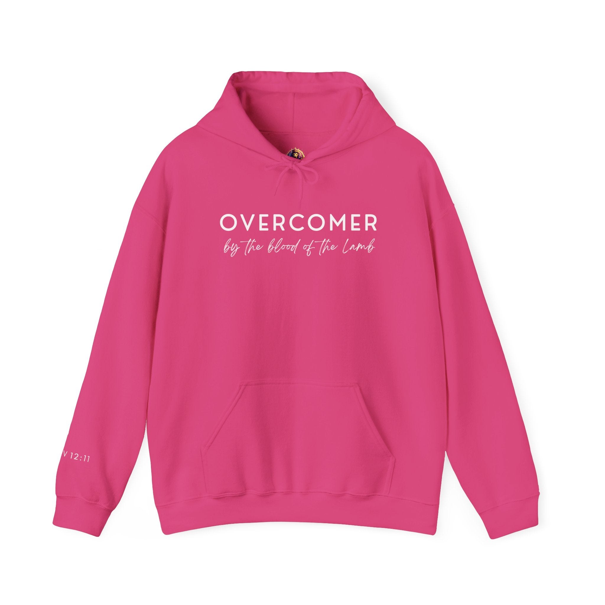 The Overcomer Hoodie w/White Text