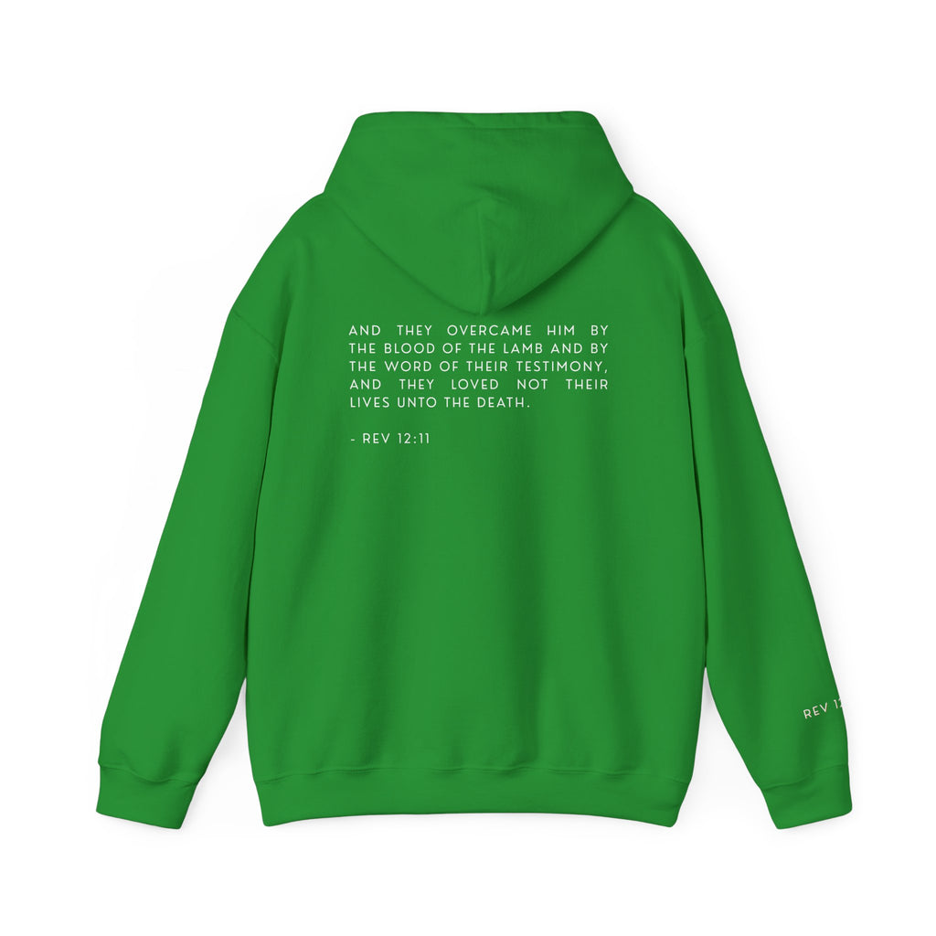 The Overcomer Hoodie w/White Text
