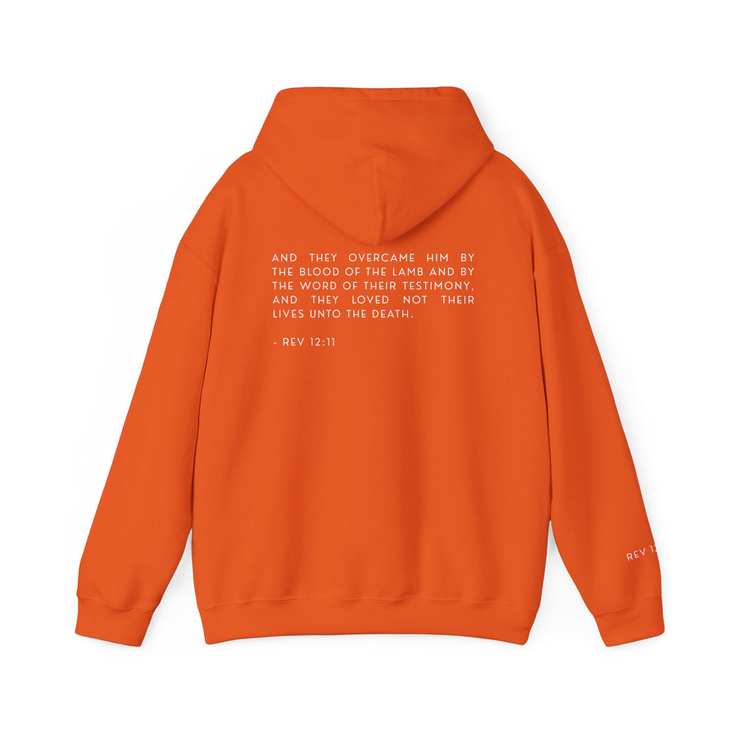 The Overcomer Hoodie w/White Text