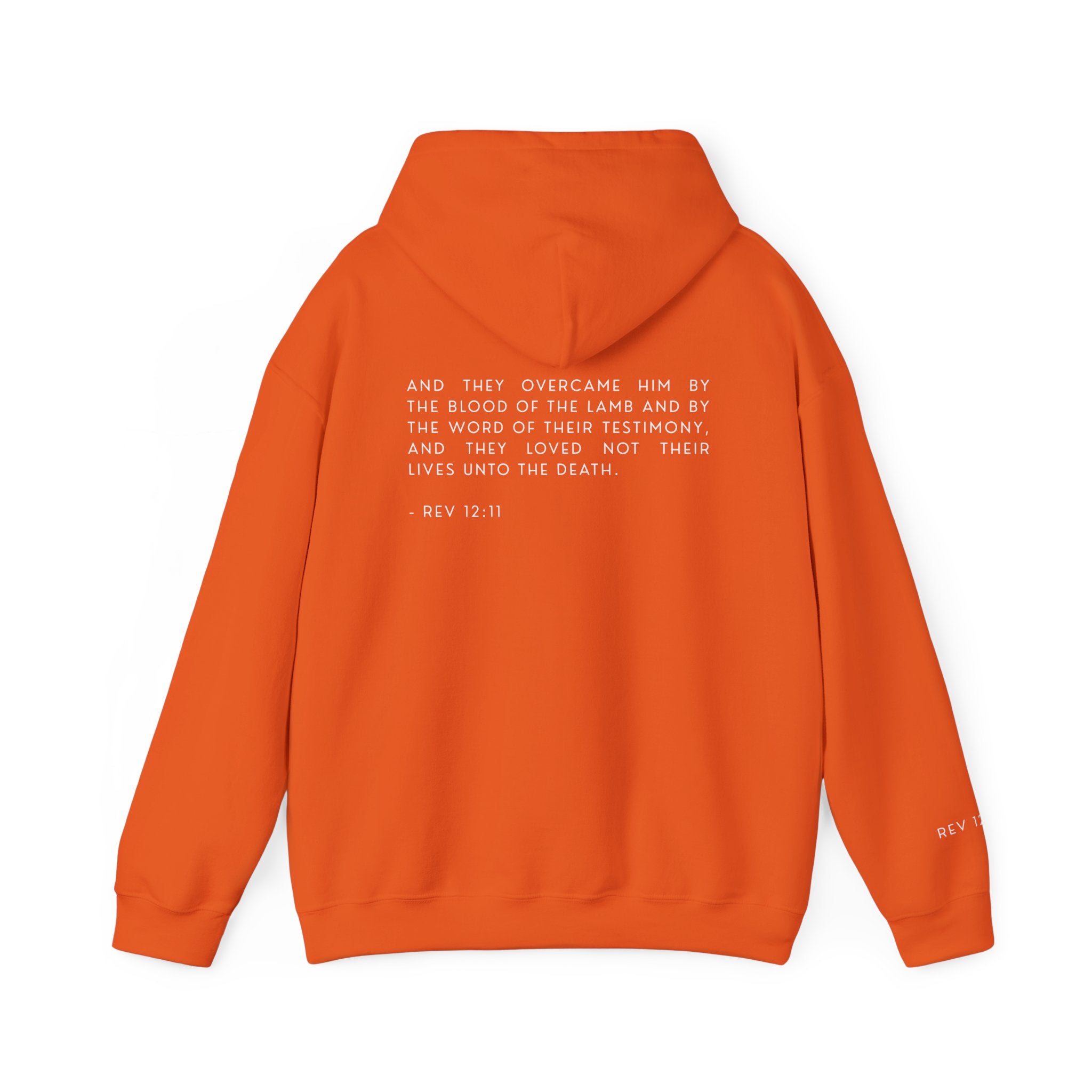 The Overcomer Hoodie w/White Text