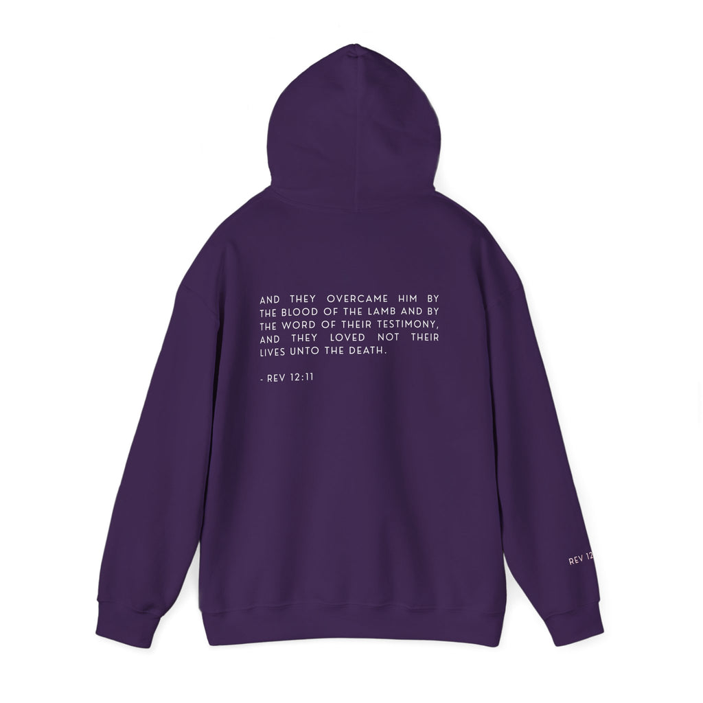 The Overcomer Hoodie w/White Text