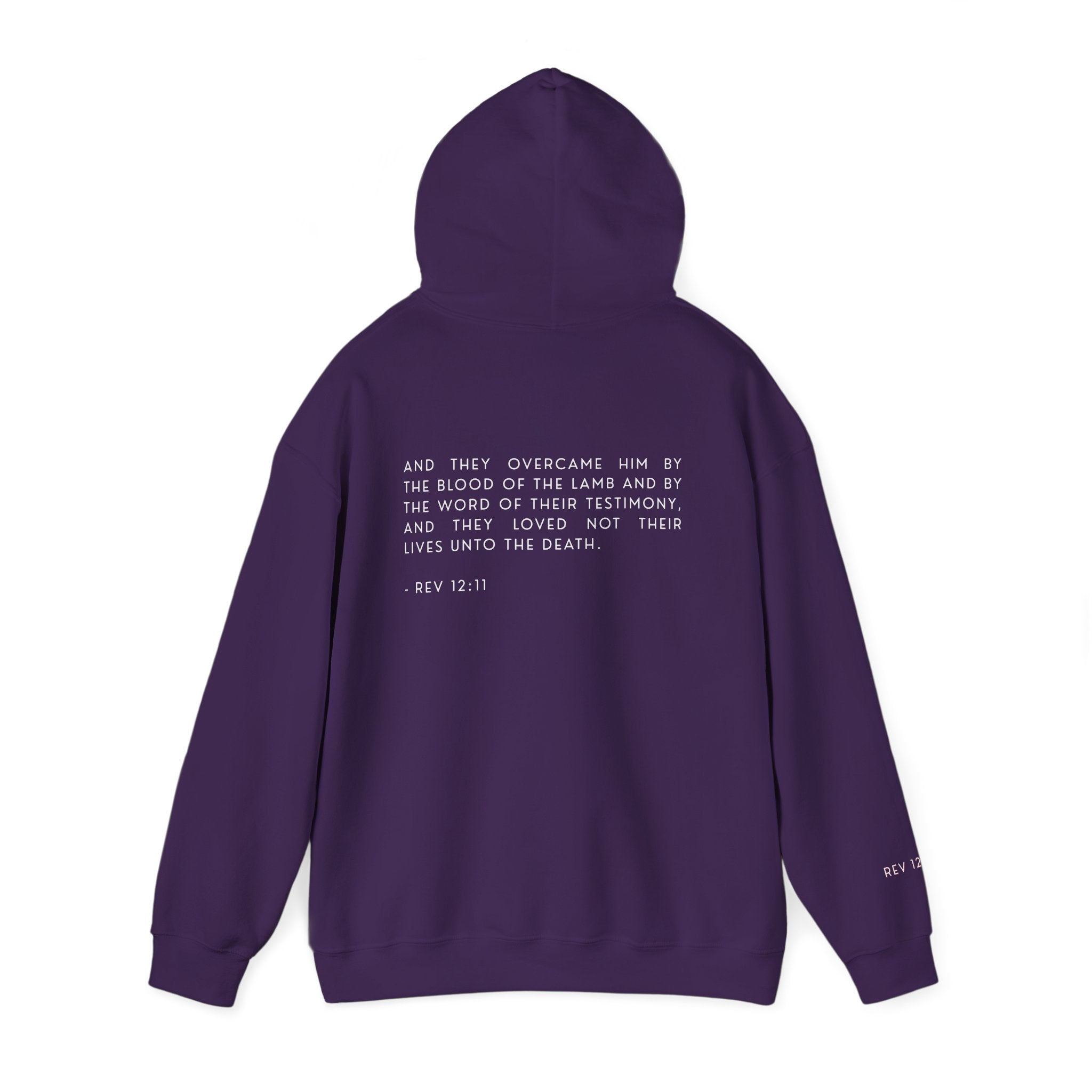 The Overcomer Hoodie w/White Text