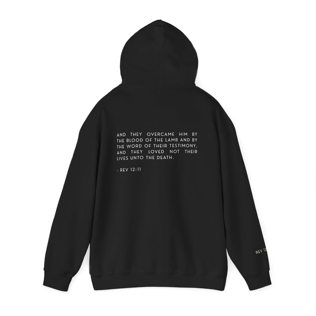 The Overcomer Hoodie w/White Text