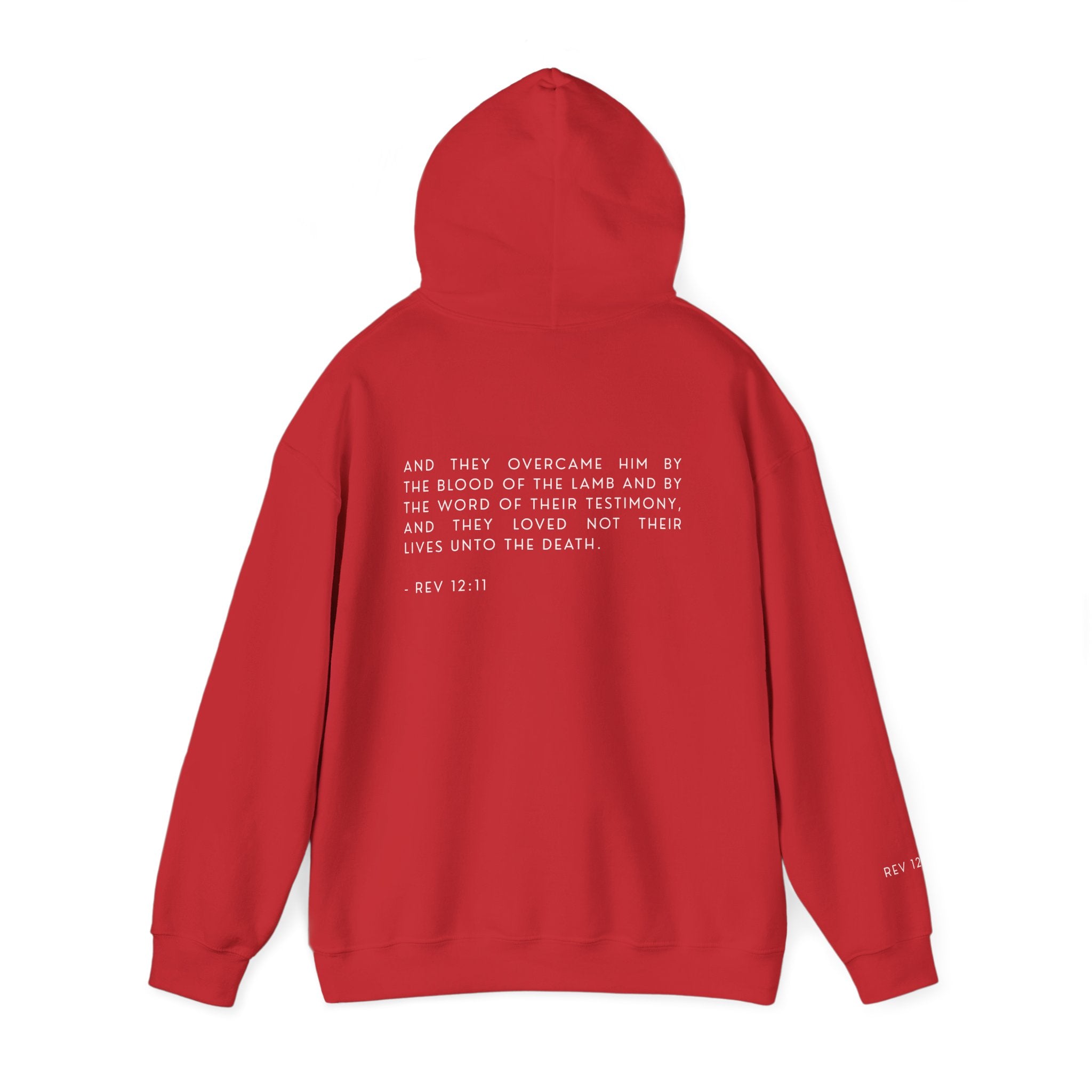The Overcomer Hoodie w/White Text