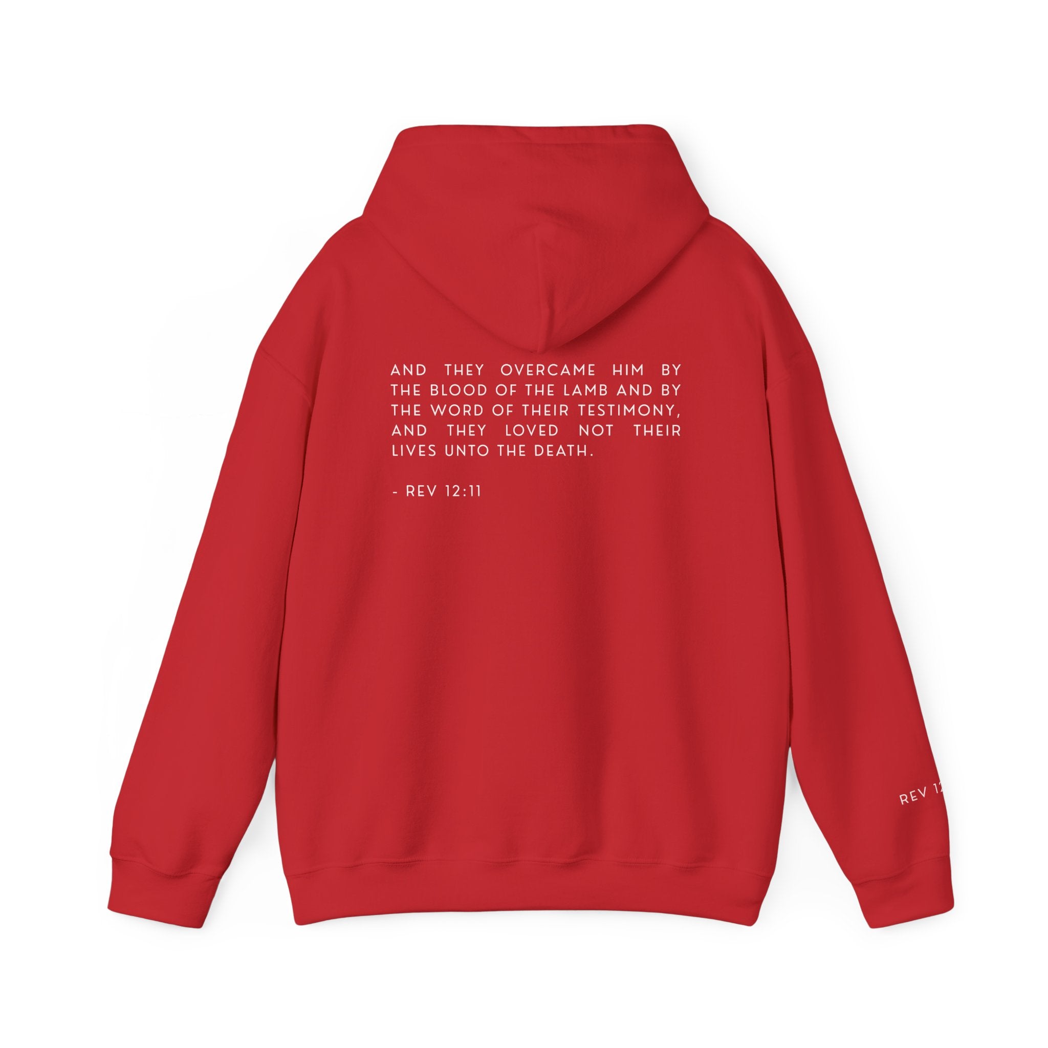 The Overcomer Hoodie w/White Text