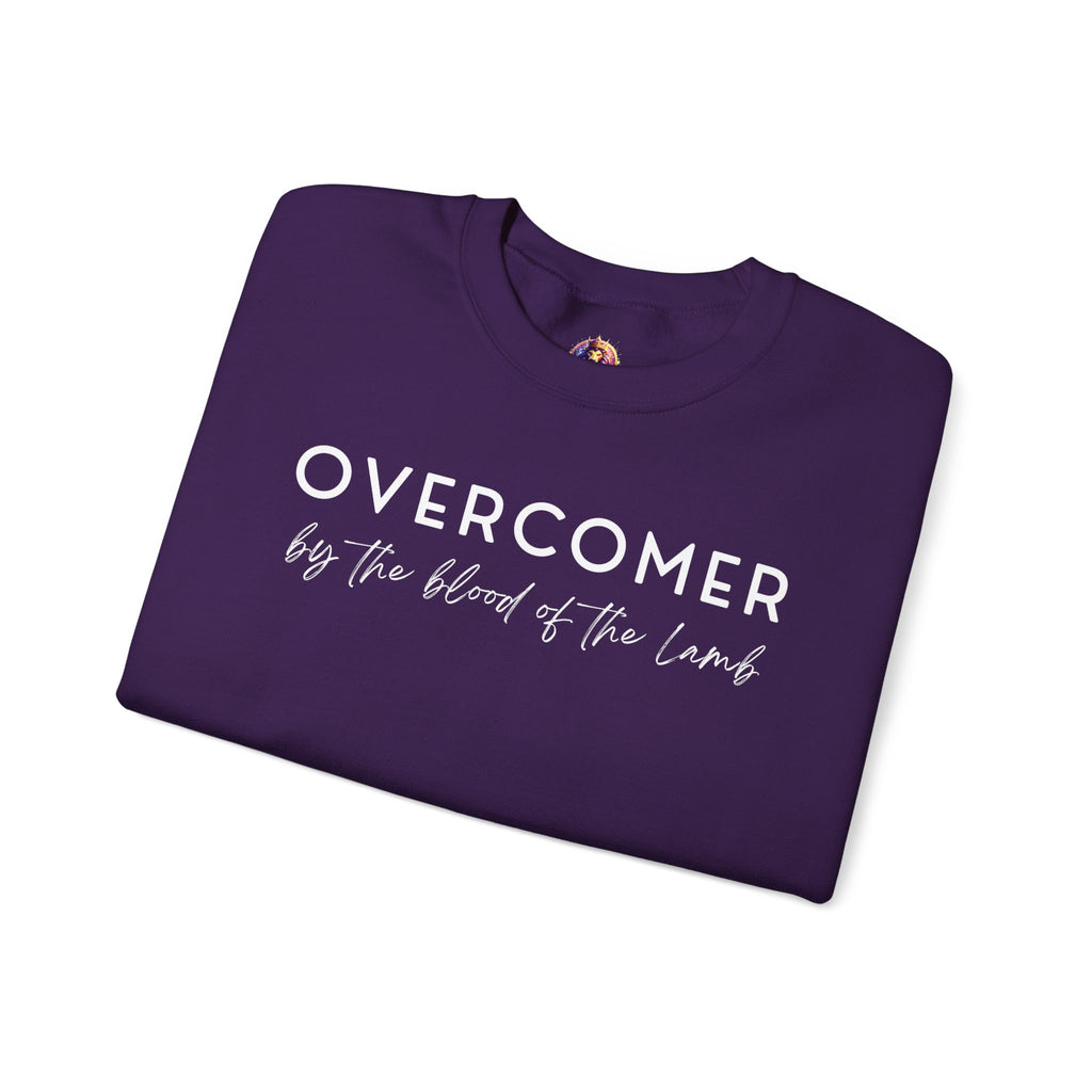 Overcomer Crewneck Sweatshirt w/white text