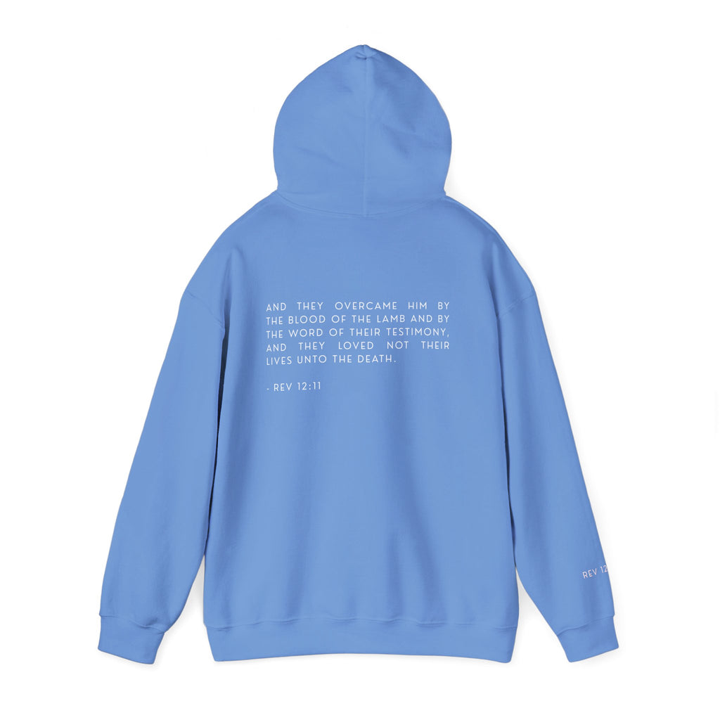 The Overcomer Hoodie w/White Text