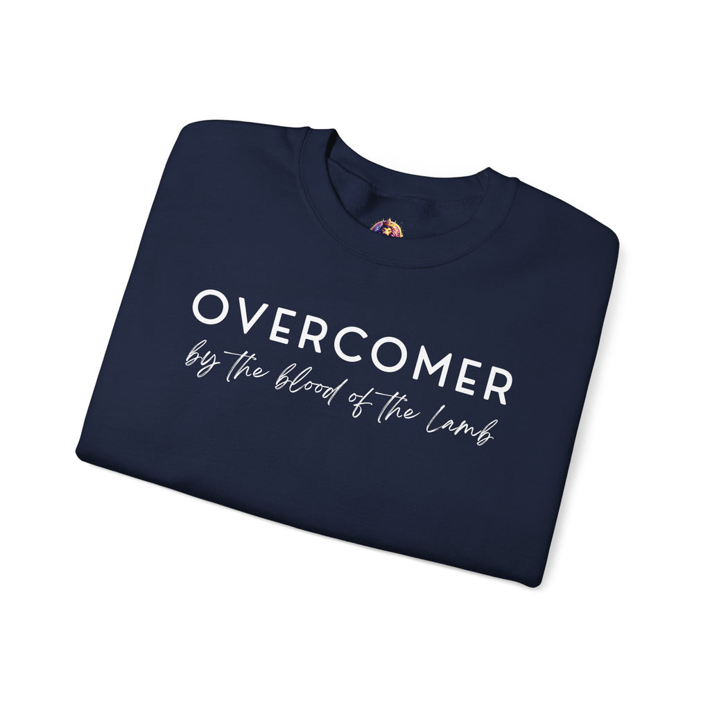 Overcomer Crewneck Sweatshirt w/white text