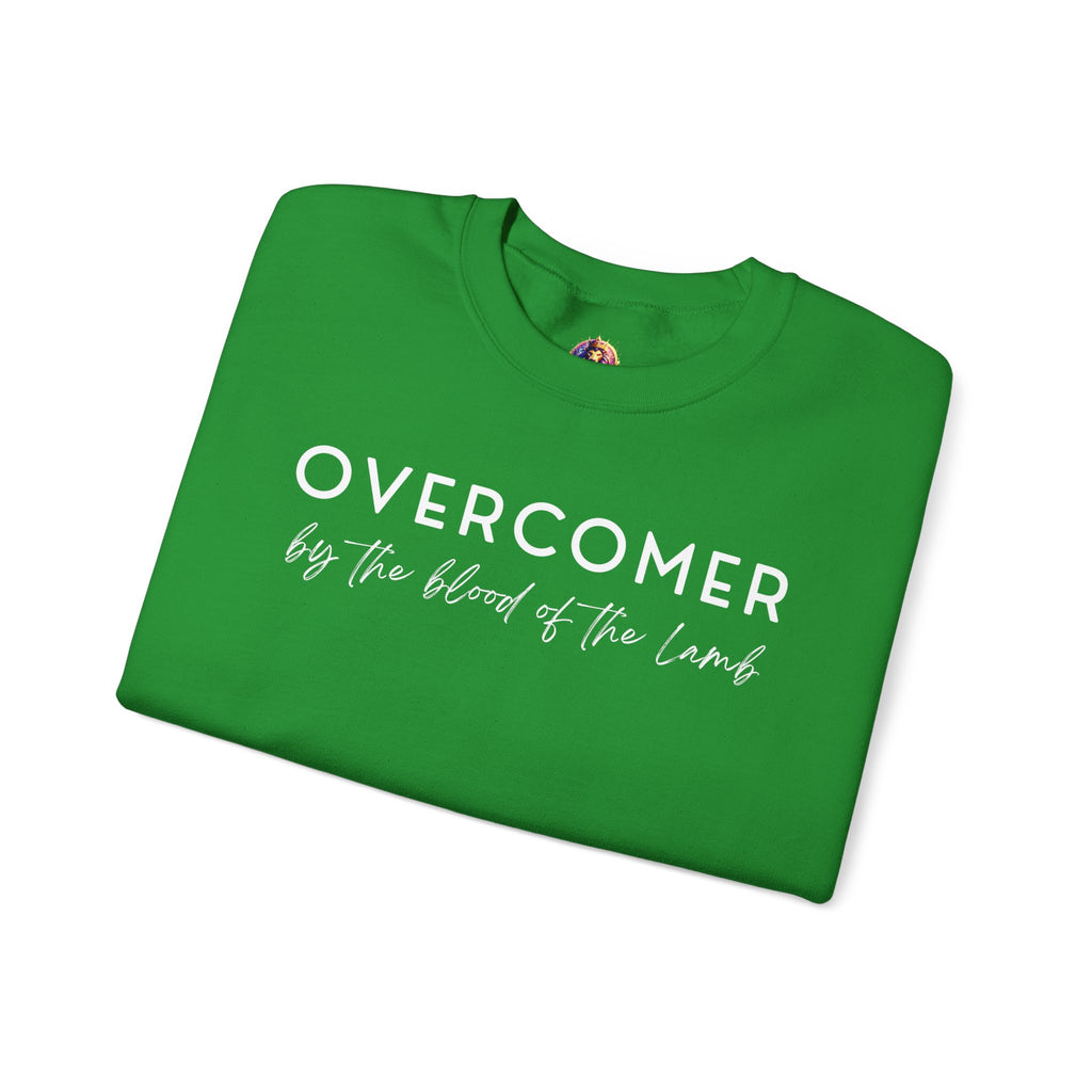 Overcomer Crewneck Sweatshirt w/white text