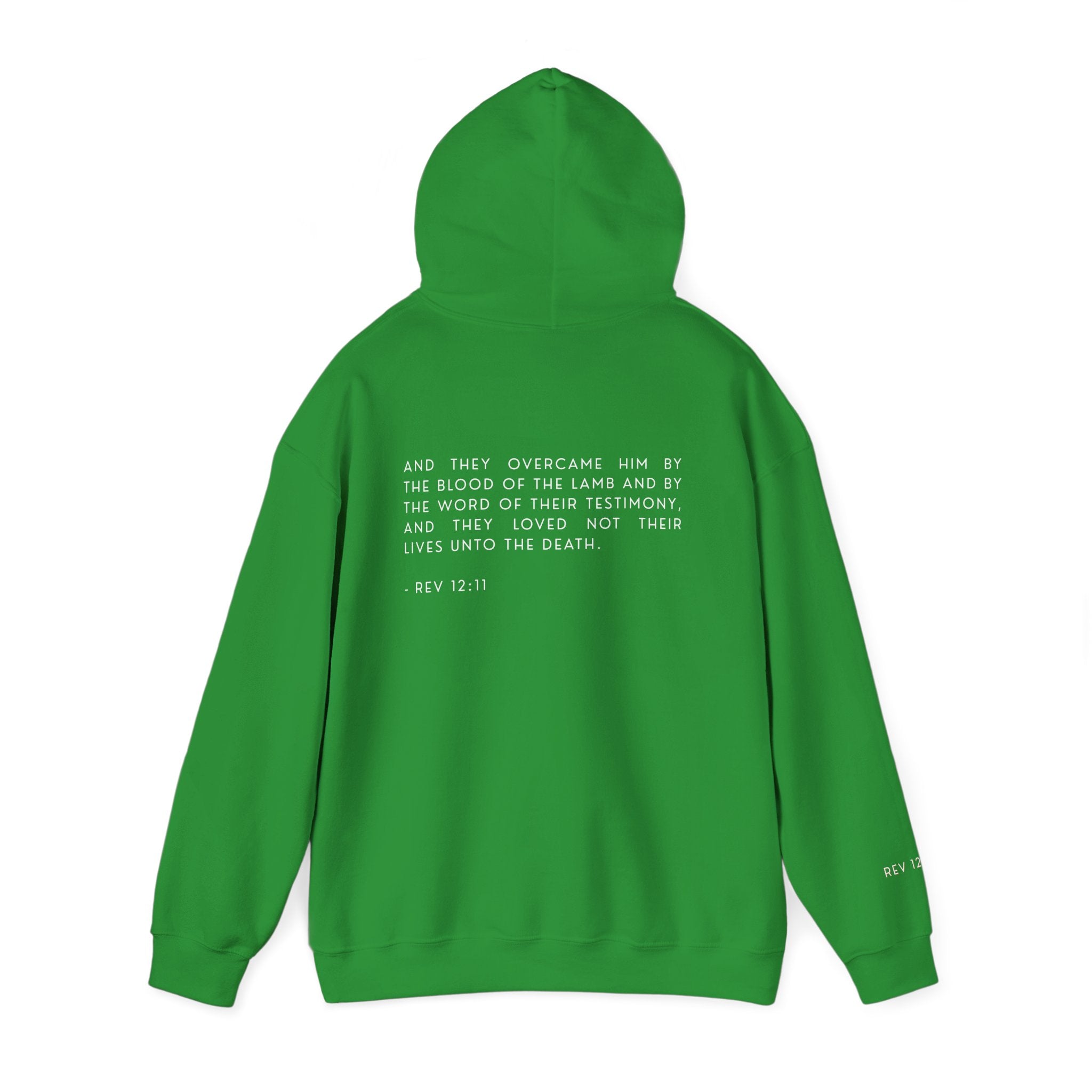 The Overcomer Hoodie w/White Text