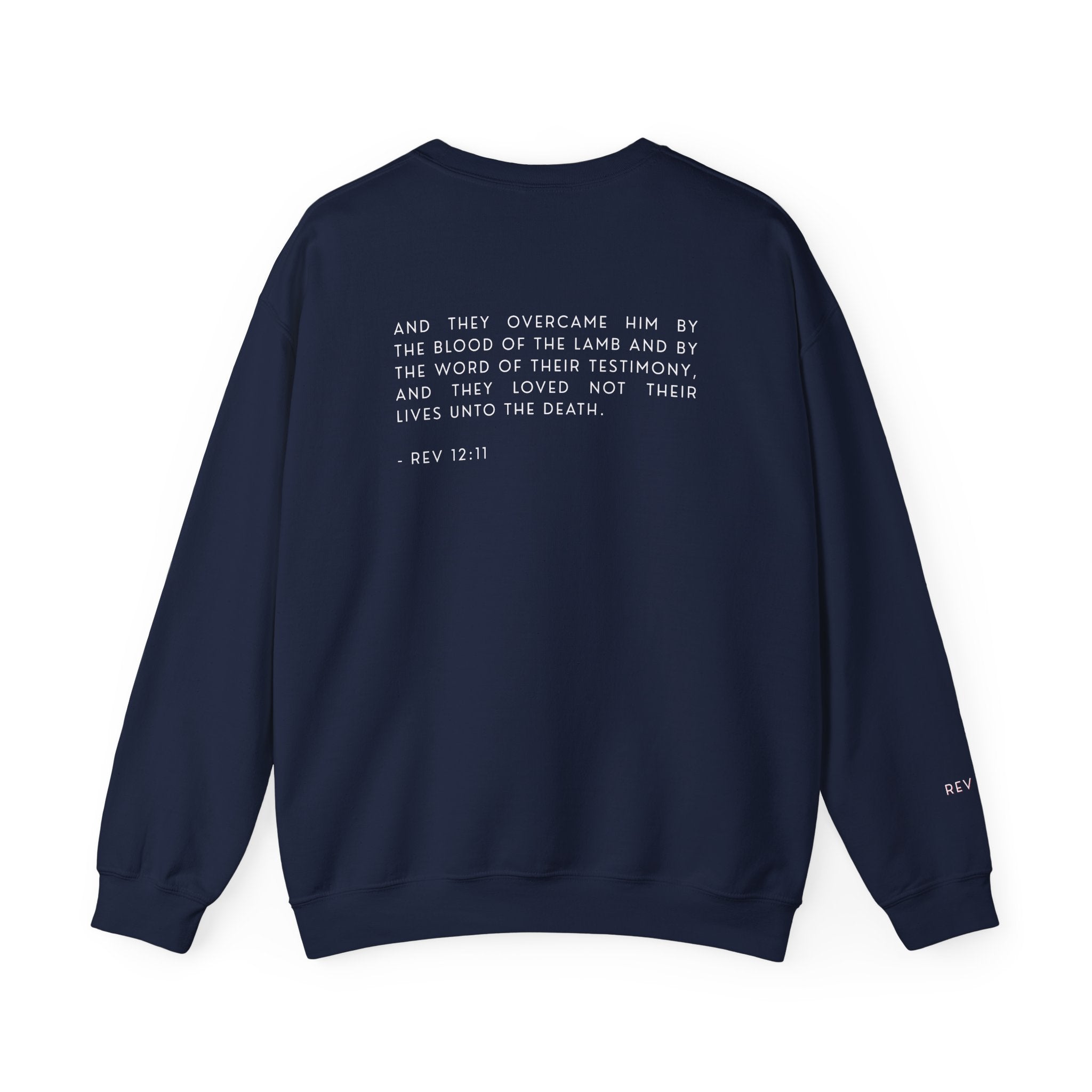 Overcomer Crewneck Sweatshirt w/white text